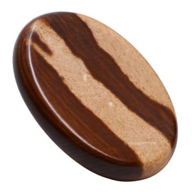 Amazing Gemstone Narmada Shiva Lingam Worry Stone, Healing Crystals - Piedra Crystal Fidget for Gift, Meditation, Calming, Relaxation, Stress Relief