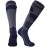Randy Sun Knee High Waterproof Socks - Youth Women\'s Outdoor Sports Breathable Military Neoprene Hiking Skiing Wading Socks, 1 Pair - Grey & Navy Blue - XS