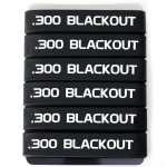 Aolamegs 300 Blackout Magazine Marking Band 6 Pack (Black-White)