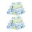 Spasilk Washcloth Wipes Set For Newborn Boys And Girls, Soft Terry Washcloth Set-Pack Of 20, Blue Dot
