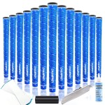 CHAMPKEY WRAP-Y Rubber Golf Grips 13 Pack Come with All Repair Kits - High Feedback and Traction Golf Club Grips(Standard, Blue)