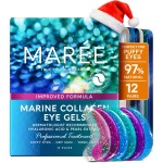 MAREE Eye Gels - Cooling Pads Under Eye Patches for Puffy Eyes and Dark Circles with Collagen & Hyaluronic Acid - Anti Wrinkles Under Eye Masks Skincare Treatment for Puffiness - Parches Para Ojeras