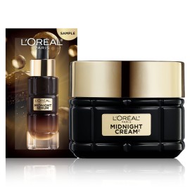 L\'Oreal Paris Age Perfect Anti-Aging Midnight Cream, Face Moisturizer to Reduce Wrinkles and Firm Skin, 1.7oz + Serum Sample