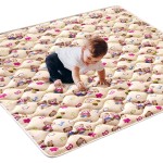 High-Density Foam Baby Play Mat, 50x50 Inches Thicken One-Piece Comfortable and Soft Playmat, Non Slip Machine Washable Floor Mat for Infants, Tapete Para Bebes,Toddlers