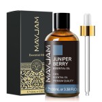 Juniper Berry Essential Oil, MAYJAM Pure Juniper Berry Oil Juniper Oil for Diffusers, Soap Candle Making, 3.38FL.OZ/100ML Essential Oils with Premium Glass Dropper