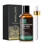 Australian Tea Tree Essential Oil, MAYJAM Pure Essential Oils for Diffusers, 3.38FL.OZ/100ML Large Volume Australian Tea Tree Oil with Premium Glass Dropper
