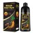 Natural Black Hair Shampoo, Hair Dye Shampoo 3 in 1, Shampoo Para Canas for Men Women, Hair Dye 100% Gray Coverage for All Hair Types 16.9 Fl Oz (Black)