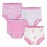 Gerber Baby Girls Infant Toddler 4 Pack Potty Training Pants Underwear Lavender and Pink 2T