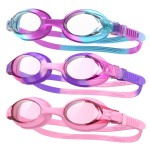 findway Kids Swim Goggles, Kids Swimming Goggles Anti-fog No Leaking Girls Boys for Age 3-12