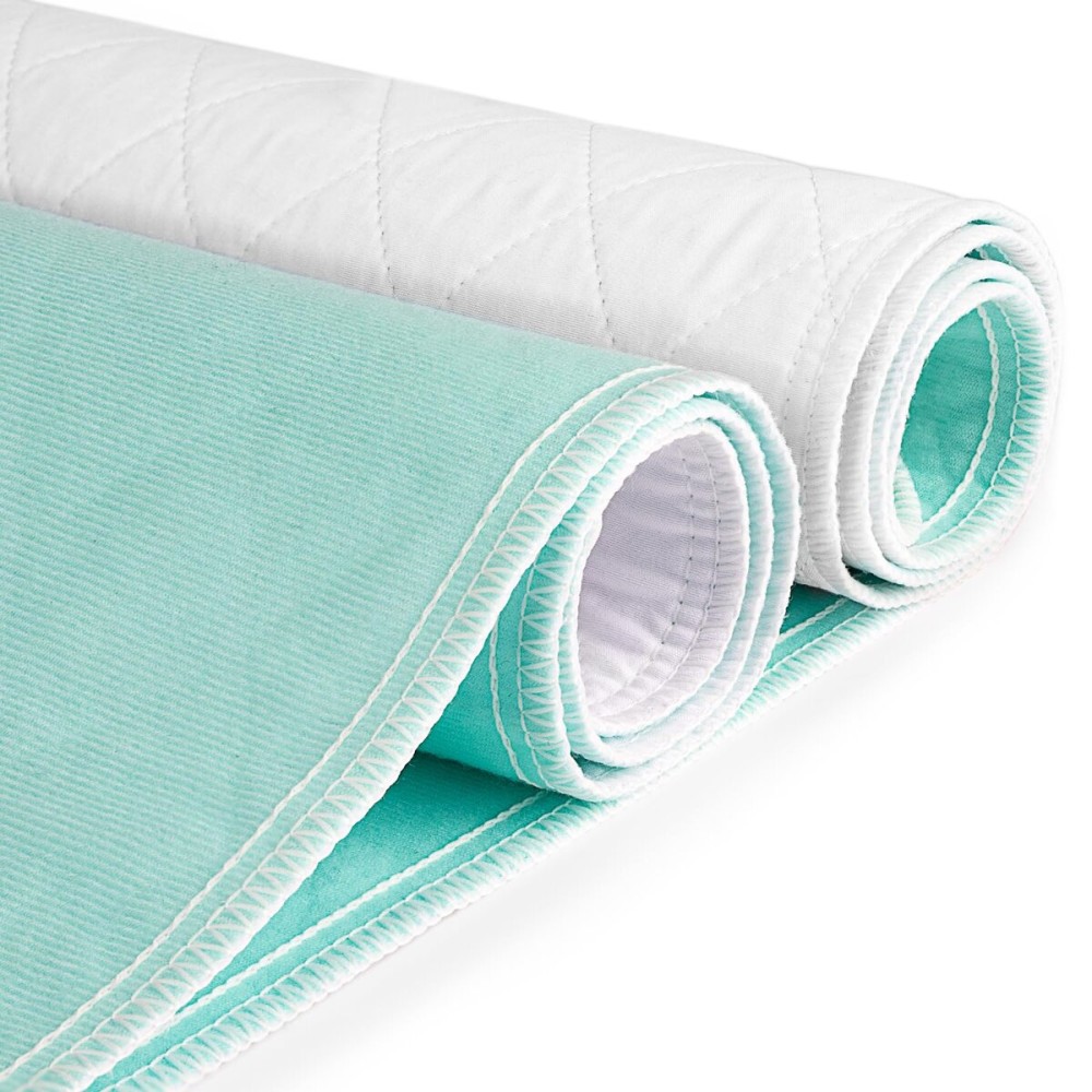 CoolShields Waterproof Bed Pads Incontinence 34\'\' x 52\'\' (3 Pack) Washable Reusable Bedwetting Mattress Protector Pad for Kids, Adults, Elderly, and Pets