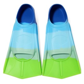 Foyinbet Kids Swim Fins,Short Kids Fins Youth Swimming Flippers for Lap Swimming Training for Children Girls Boys Beginners XS