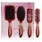 Meisheamin 4 Pcs Hair Brush Set, Includes Anti-Static Massage Oval Comb, Detangling Brush, Round Hair Brush, Vented Hair Brush, for Women, Men, and Kids