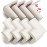 8-Pack Baby Proofing Corner Protectors, Furniture Corner and Edge Safety Bumpers, Soft Rubber Foam Cushion Covers, 3M Taped Corner Protector, Baby Child Proofing Pads, Table Protector, White