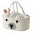 DECOMOMO Teddy Bear Basket, Diaper Caddy Basket, Baby Baskets for Baby Shower (Animal, Large)
