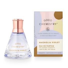 Good Chemistry Magnolia Violet Eau de Parfum 1.7 fl oz - Long-Lasting Perfume with Magnolia, Peony, & Amber - Romantic, Clean & Vegan