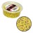 Amelia Beauty | 500 Count 1/2 Rubber Bands | Premium US Made Rubber Hair Ties | Ideal for Ponytails, Braids & Beards | Strong All Day Hold | Convenient Re-closable Container | Yellow