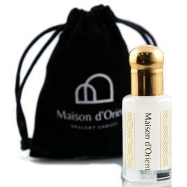 Maison d\'Orient MUSK TAHARA 12mL | White Musk Oil Perfume & Body Oil for Women | Arabic Perfume Oil |   | Egyptian Musk Oil for Women | White Musk Arabian Perfume