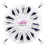 Lash Extension 1000 Fans/Tray Mixed Premade Fans Eyelash Extensions D Curl Promades Eyelash Volume Lash Extensions Loose Fans Pre Made Volume Lashes Pointed Base (10D-0.07D, 11-18mm)