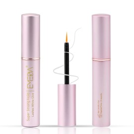 EMEDA 2 PCS Clear Eyelash Glue False Eyelash Glue Super Strong Hold Professional Eyelash Glue Lashes Glue Best White Strip Eyelash Adhesive Eye Lash Glue Latex Free Glue for Eyelashes(2pcs White)