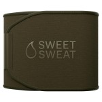 Sports Research Sweet Sweat Waist Trimmer (Core Series) - Premium Sweat Enhancing Fitness Band for Women & Men - Adjustable Fit  Latex-Free Neoprene - Matte Green, XXL