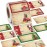 Outus 500 Pieces Christmas Tags Self Adhesive Gift Tags for Xmas Presents Christmas Name Labels Stickers for Wrapping Paper Festival Birthday Holiday Decor(Watercolor Style,2.95 x 1.6 Inch)