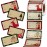 Outus 500 Pieces Christmas Tags Self Adhesive Gift Tags for Xmas Presents Christmas Name Labels Stickers for Wrapping Paper Festival Birthday Holiday Decor(Vintage Style,2.95 x 1.6 Inch)