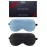 BeeVines 100% Real Mulberry Silk 2 Pack Sleep Mask, Pure Silk Eye Masks with Adjustable Strap for Sleeping, 100% Block Light Eye Shade Cover, Reduces Puffy Eyes Traveling Gifts(Black & Pastel Blue)
