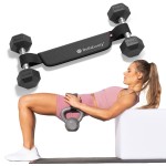 Bellabooty Gray OG Hip Thrust Belt - Weight Lifting Belt for Women - Booty Bands Compatible - Slip-Resistant Padding - Lifting Belt for Dumbbells, Kettlebells, Plates - Home Gym & Workout Equipment