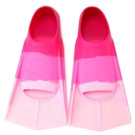 Foyinbet Kids Swim Fins,Short Youth Fins Swimming Flippers for Lap Swimming and Training for Children Girls Boys Youth Women Men XXS
