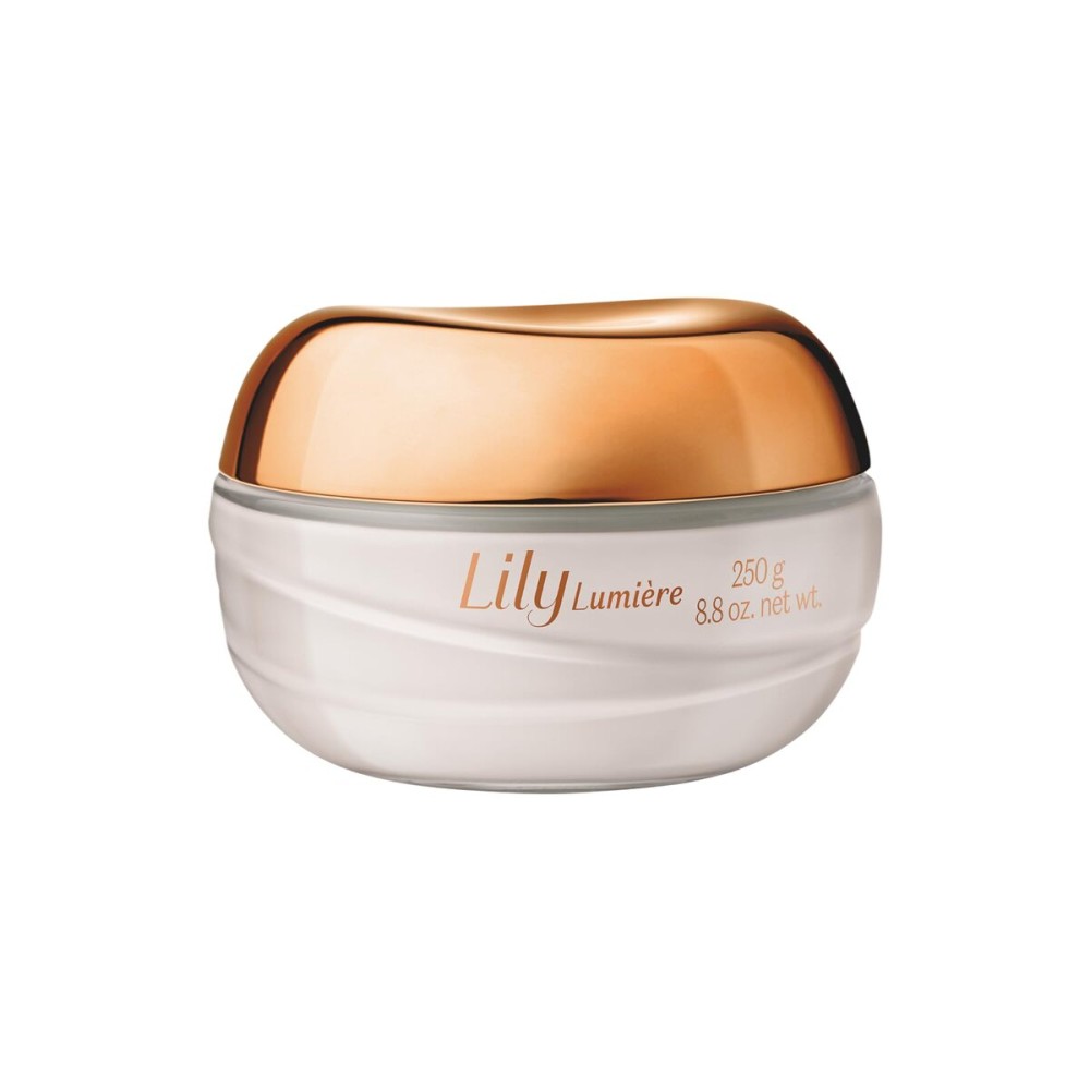 Lily Lumiere Satin Cream, Hydrating Body Cream, 24 Hour Fragranced Body Butter for Dry Skin, 8.8 Ounce