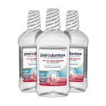 Parodontax Active Gum Health Mouthwash, Antiplaque and Antigingivitis Gum Mouthwash, Clear Mint, 16.9 Fl Oz x 3