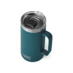 YETI Rambler 24 oz Mug, Vacuum Insulated, Stainless Steel with MagSlider Lid, Highlands Olive