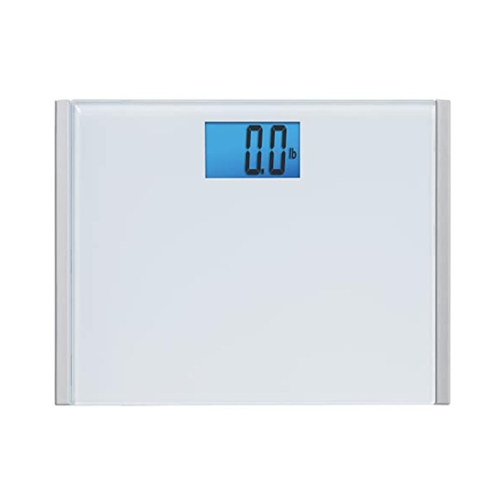 Eat Smart Precision Plus Scale, Wide Body Bath Scale for Body Weight, White