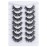 Mebver False Lashes Fake Eyelashes Cat Eye Lashes Faux Mink Lashes Natural Look 8D Fluffy Wispy Lashes That Look Like Extensions Pestaas Postizas D Curl Lash Strips 7 Pairs Pack