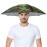 NLDGDZJ 27 Inch Fishing Umbrella Hat, Lightweight Hands-Free Head Umbrella Hats for Adults Women & Men, 8-Rib Sun Rain Cap for Fishing, Camping, Beach, Gardening & Outdoor Activities - Camouflage