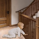 JIFTOK Baby Gate for Stairs, Banister Guard for Kids, Pets, Toys, 10ft L x 2.6 ft H, Mesh Netting Safety Net for Balcony Rail Stair, Stairway Net Baby Safety Products for Indoor & Outdoor (Brown)