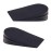 SIIHEA Adjustable Heel Lifts for Shoes, 1/4\'\' Height Increase Insoles for Achilles Tendonitis, Heel Pain, Leg Length Discrepancy, Plantar Fasciitis, Shoe Lifts Men, Women (Black, Large (1 Pair))