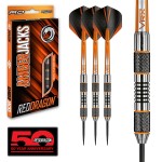 RED DRAGON Amberjack 5: 22g Tungsten Darts Set with Flights and Shafts (Stems)