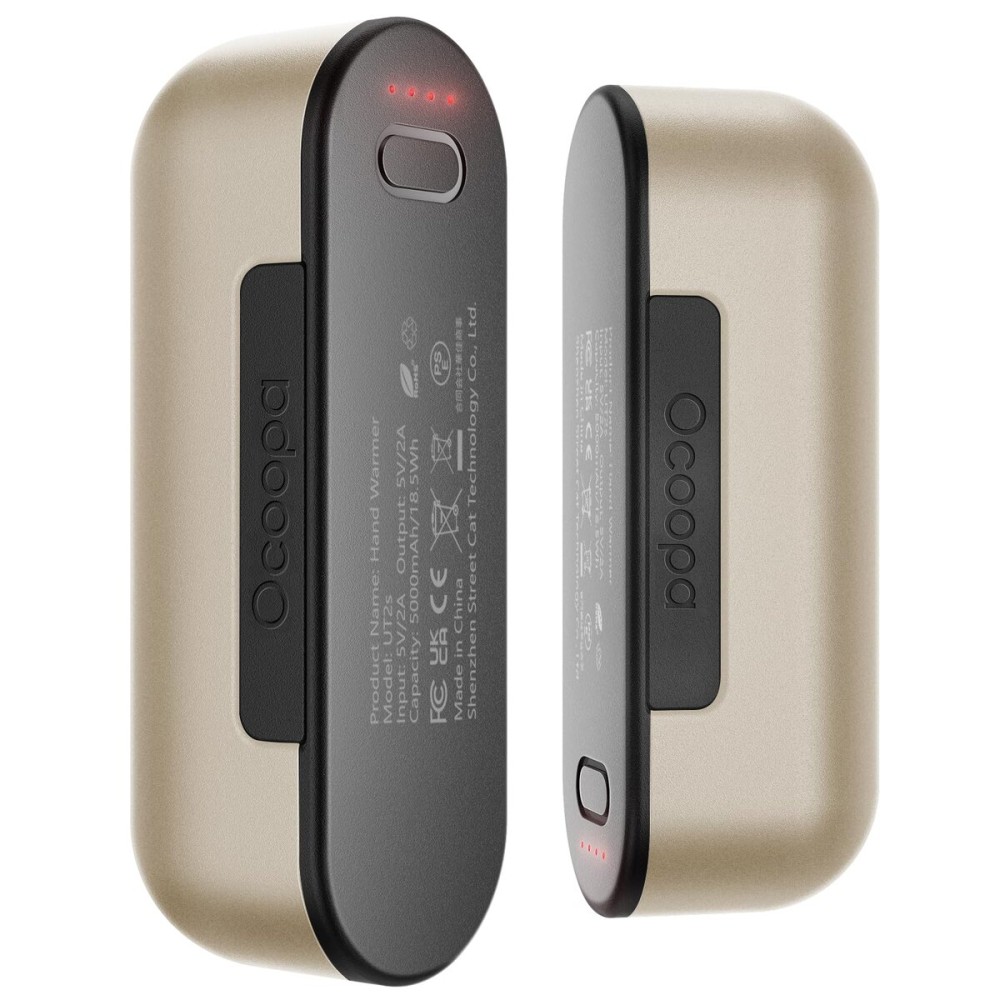 OCOOPA Hand Warmers Rechargeable 2 Pack, Magnetic Electric Handwarmer, 16 Hrs Warmth 4 Levels Heat Up to 145?, USB-C Portable Charger 10000mAh, Raynauds, Golf, Tech Gifts for Men, Union UT2s(MagTwins)