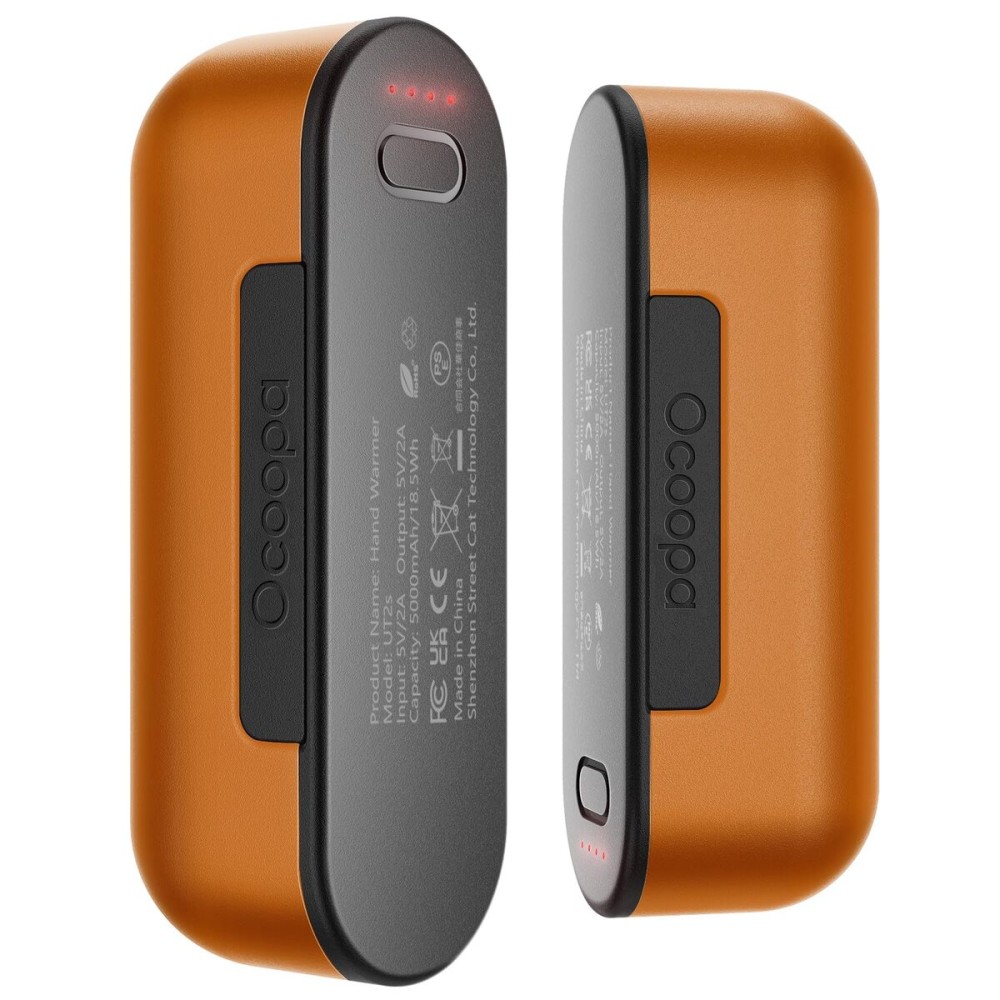 OCOOPA Hand Warmers Rechargeable 2 Pack, Magnetic Electric Handwarmer, 16 Hrs Warmth 4 Levels Heat Up to 145?, USB-C Portable Charger 10000mAh, Raynauds, Golf, Tech Gifts for Men, Union UT2s(MagTwins)