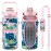 RYI Half Gallon Water Bottle with Sleeve & Strap 64 OZ Motivational Water Bottles with Straw Large Wide Mouth Water Jug with Time Marker for Fitness, Gym and Outdoor Sports, Leak-proof & BPA Free