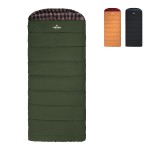 Teton Deer Hunter 0F Degree Sleeping Bag. Warm and Comfortable Camping Sleeping Bags, Teton Tough Canvas Shell for Camping, Hunting, and Cold Weather