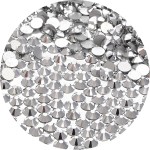 NCB 3000pcs Flatback Round Glass Nail Art Rhinestones Crystal for DIY Making Accessories Shoes, Clothes, Face Art, Bags, Manicure (Labrador, SS4 3000pcs)