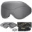 BeHoomi Sleep Mask, Premium Eye Mask for Sleeping, Completely Blackout, Superior Soft Comfort, Upgraded 3D Ergonomic Designed Sleeping Mask for Home, Office, Travel, Meditation, Yoga, Grey