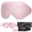 BeHoomi Sleep Mask, Premium Eye Mask for Sleeping, Total Blackout, Super Soft Comfort, Adjustable Fit, Upgraded 3D Ergonomic Designed Sleeping Mask for Home, Office, Travel, Meditation, Yoga, Pink