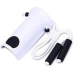 CAidRE Sock Aid - Wide 3.93 Sock Aid with Foam Handles, Sock Aide Device for Seniors, Sock Helper Easy On Easy Off, White