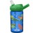 CamelBak Eddy+ Kids Bite Valve Straw Tritan Renew Water Bottle Iguanas, 14oz