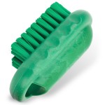SPARTA Nail Scrub Brush Commercial-Grade, Heavy-Duty Hand and Fingernail Brush with Stiff Bristles for Gardeners, Mechanics, And Foodservice Personnel, Plastic, 5 Inches, Green
