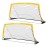 RUNBOW 6x4 ft Portable Kids Soccer Goal for Backyard Practice Soccer Net with Carry Bag (6x4 FT, 2 Pack, Yellow)