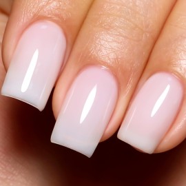 Imtiti Gel Nail Polish, 1 Pcs 0.5 Fl Oz Milky White Nude Gel Polish Soak Off LED U V Nail Gel Polish Neutral Gel Nail Polish DIY Nail Art Starter Manicure Salon Gel Nail Kit for Women Girls